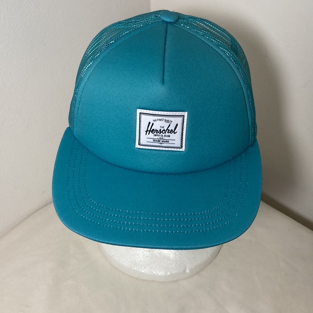 HERSCHEL Youth Kids ‘Whaler’ Mesh Ball Cap Neon Blue Ages